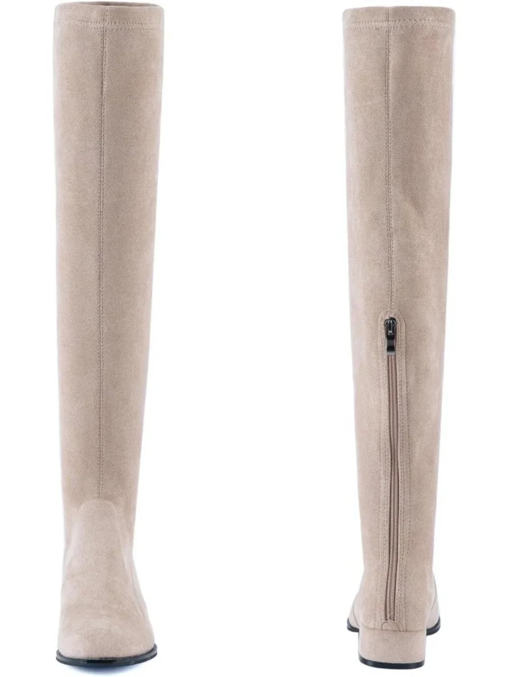 Stylish Over the Knee Suede Boots | Thigh High Block Heels | Winter Comfort